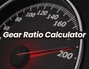 Gear Ratio Calculator