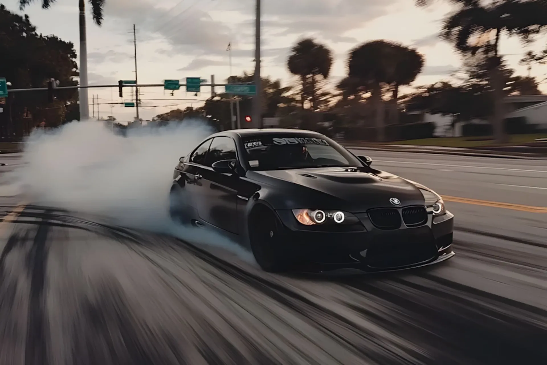 bmw-E90-E92-on-race-track