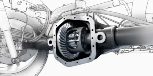 limited rear slip differential